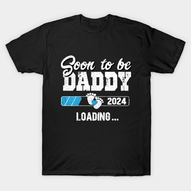 New annoucement for dad, daddy, papaa 2024, soon to bee daddy 2024 T-Shirt by SecuraArt